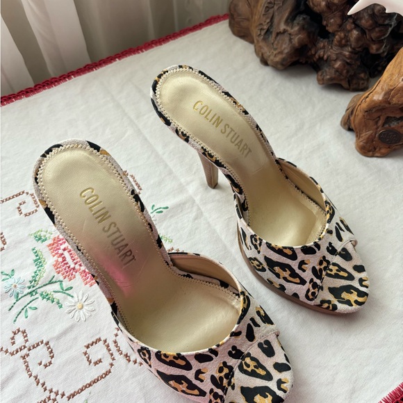 Colin Stuart Peep toe slides! - Picture 2 of 3